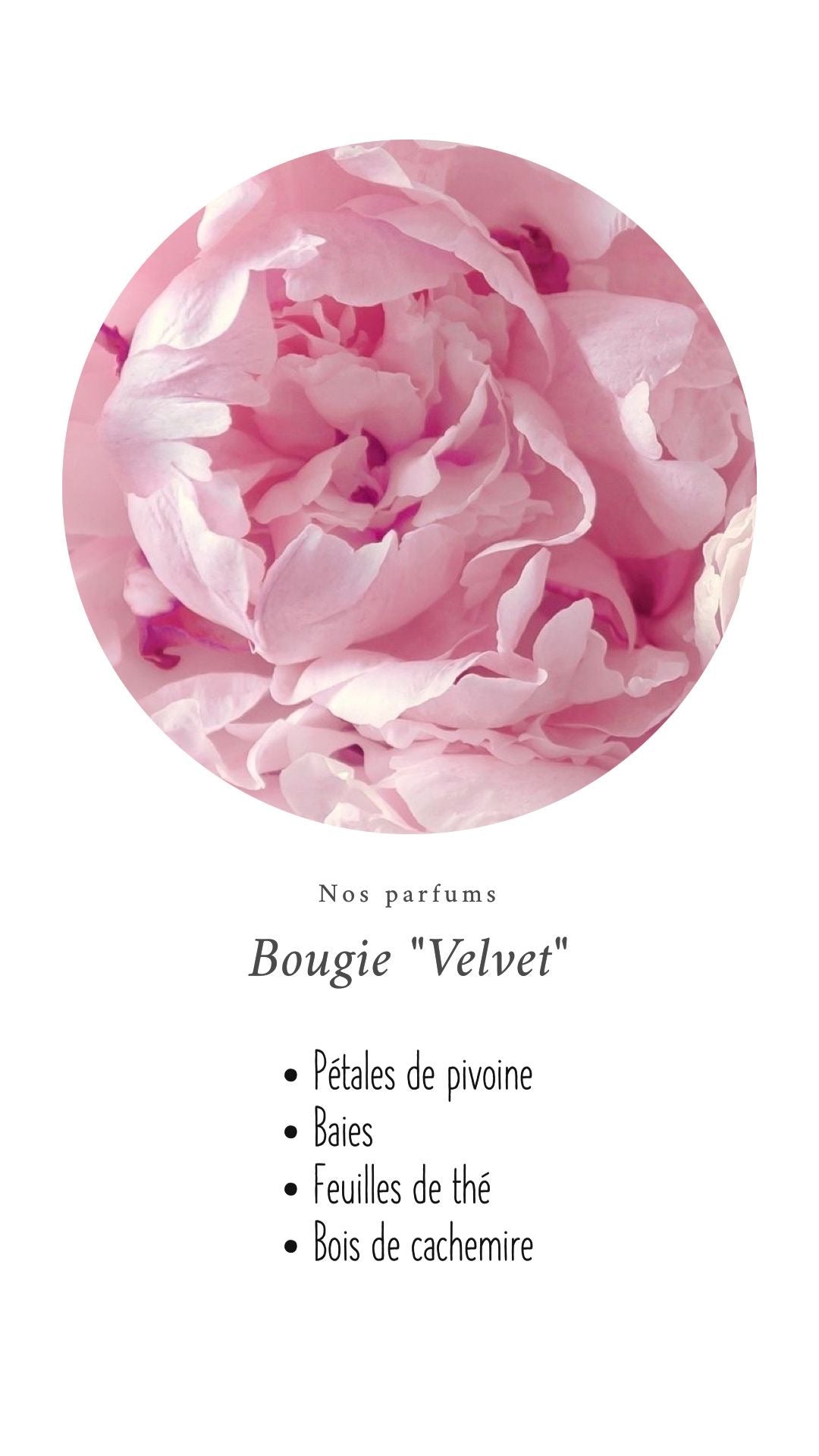 Bougie parfumée