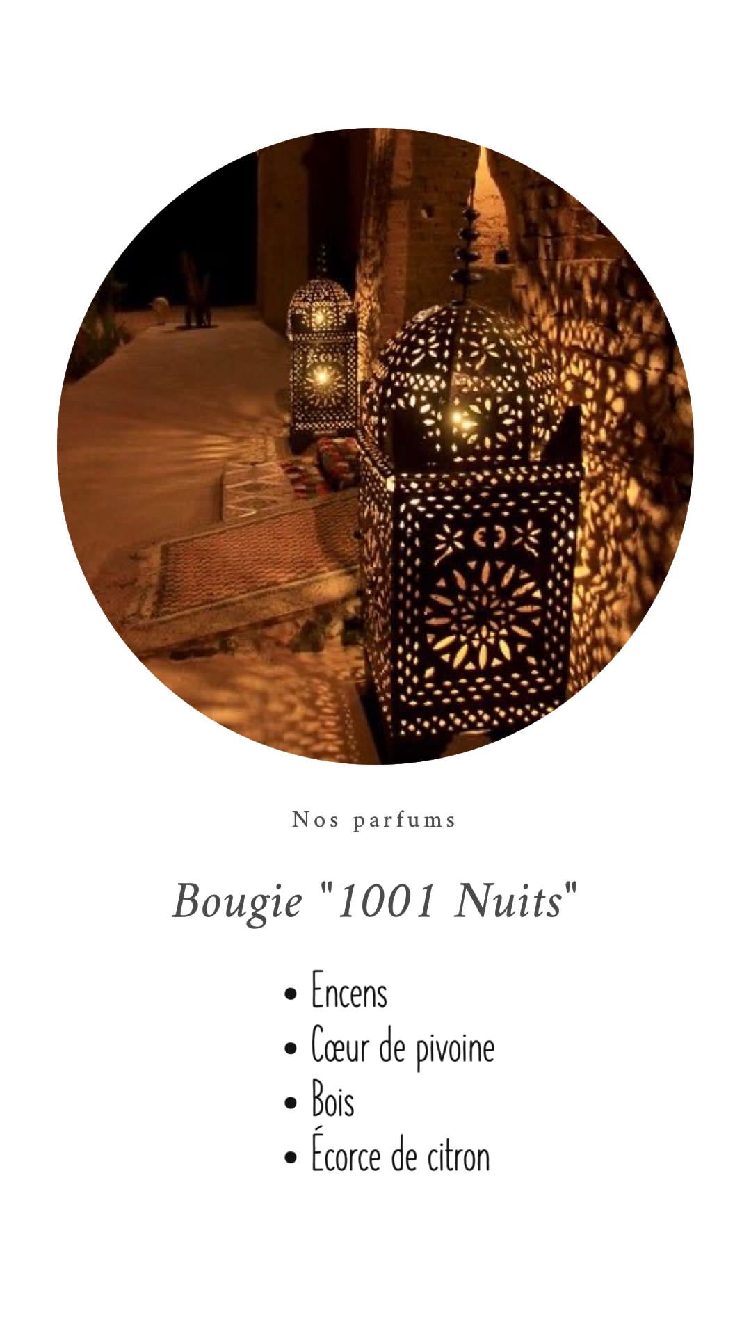 Bougie parfumée