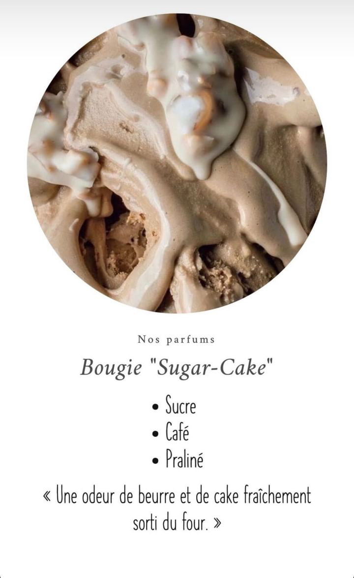 Bougie noire parfumée, 500 gr