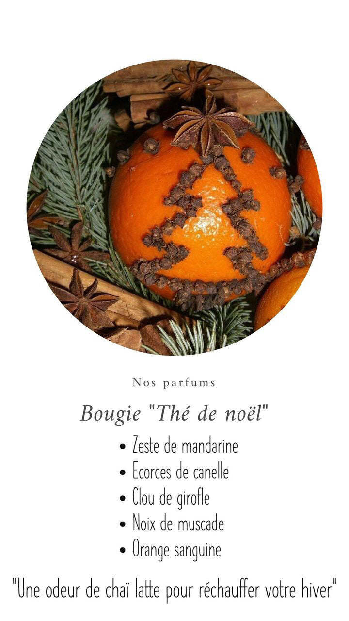 Bougie blanche parfumée, 310 gr - NC Candles